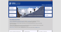 Desktop Screenshot of eroform.de